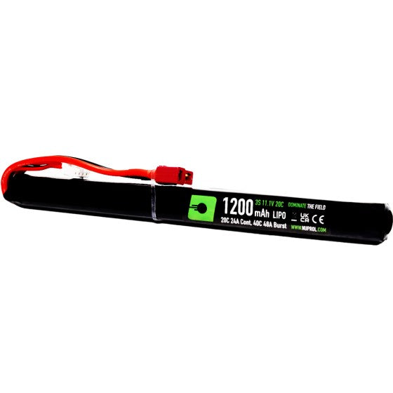 Nuprol Power 1200Mah 11.1V 20C Lipo AK Slim Stick Type - Deans