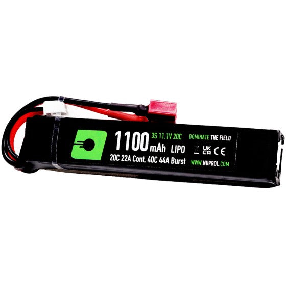 Nuprol 1100Mah 11.1V 20C Lipo Stick - Deans