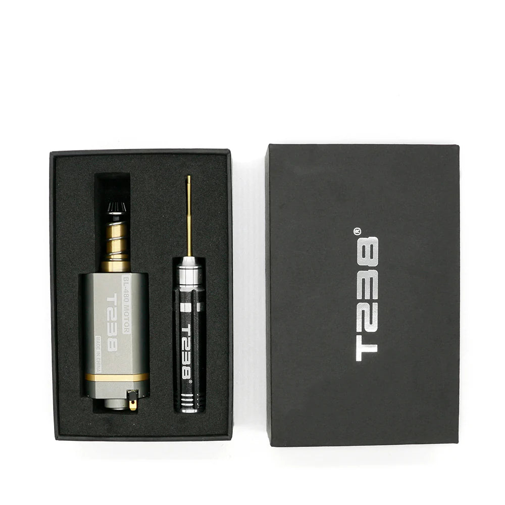 T238 Brushless Motor High Thermal Efficiency High Torque & Speed Adjustable Speed - 2980KV - Short Shaft