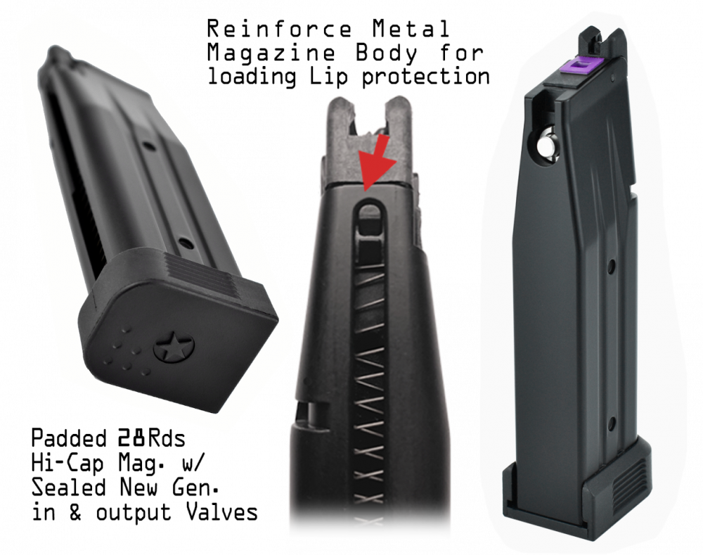 Army Armament R612-5A Staccato 2011 C2 Compact T8 Pistol - Tan