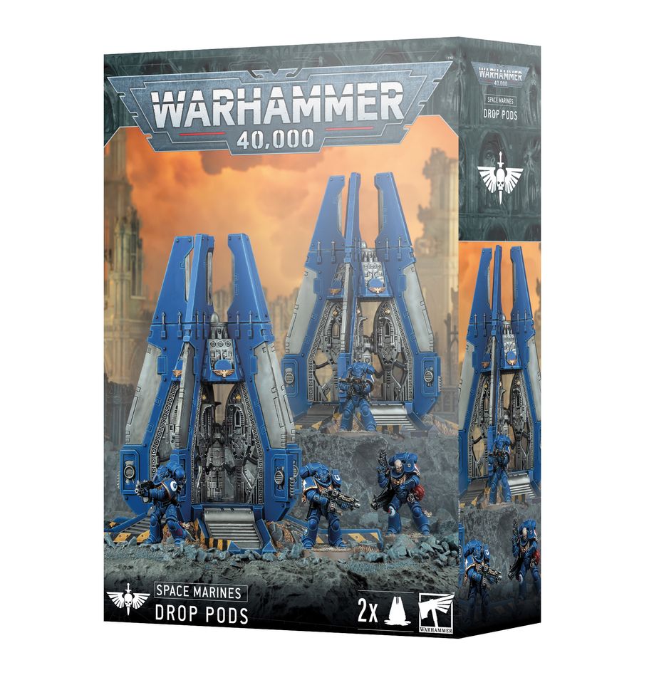 Space Marines - Drop Pods (48-101)