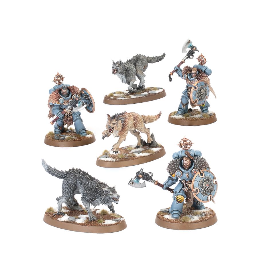 Space Wolves - Wolf Guard Headtakers (53-29)