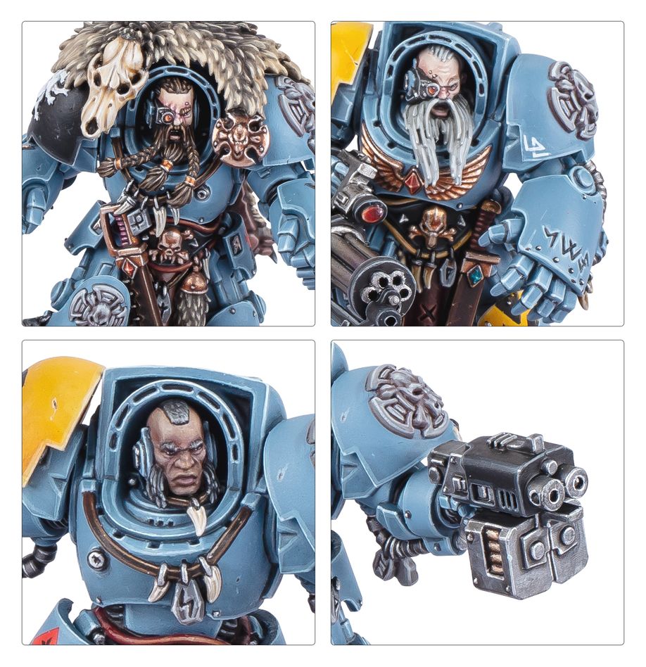 Space Wolves - Wolf Guard Terminators (53-36)