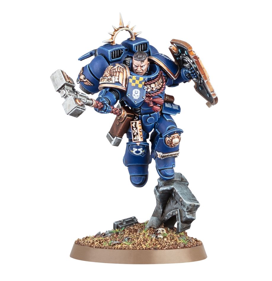 Space Marines - Captain with Jump Pack and Relic Shield (48-102)