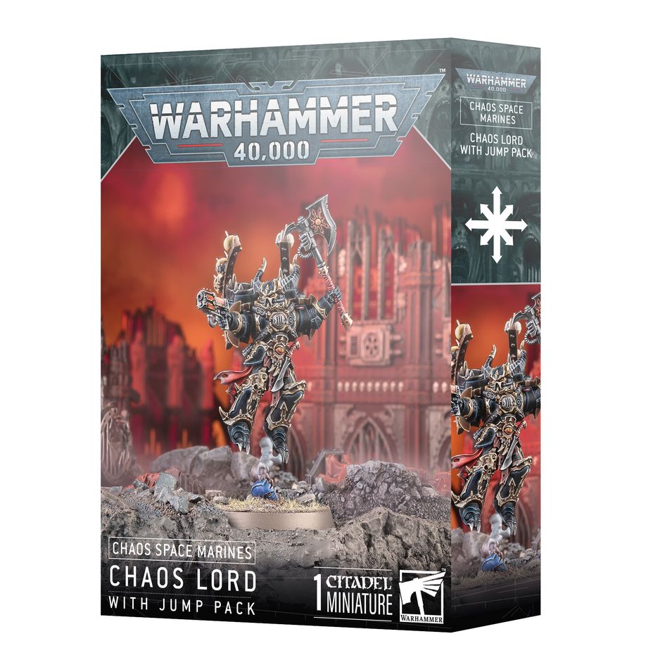 Chaos Space Marines - Chaos Lord with Jump Pack (43-101)