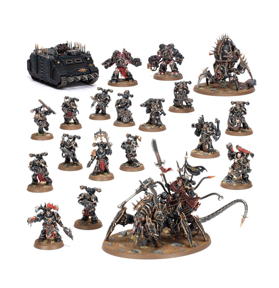 Chaos Space Marines - Hellforged Warband Battleforce (71-43)