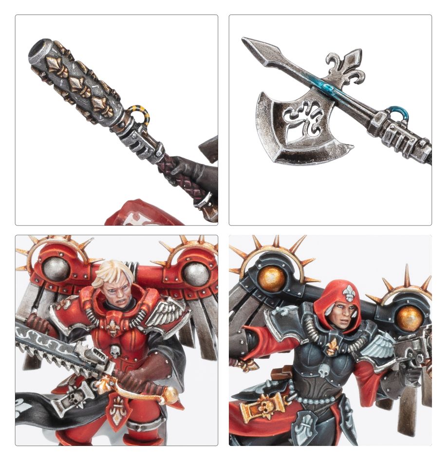 Adepta Sororitas - Canoness with Jump Pack (52-61)