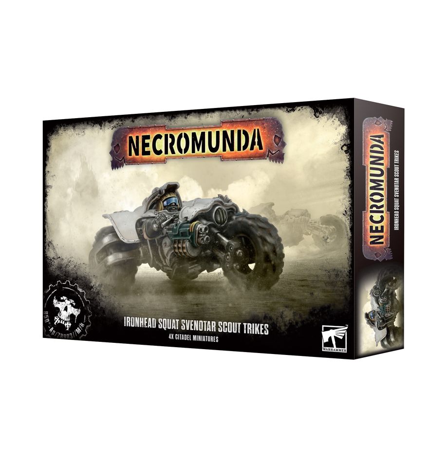 Necromunda - Ironhead Squat Svenotar Scout Trikes (301-54)