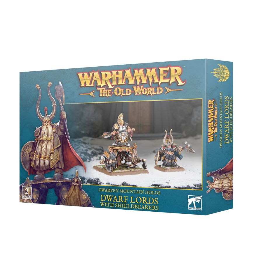 Dwarf Lords with Shieldbearers - Dwarfen Mountain Holds (10-11)