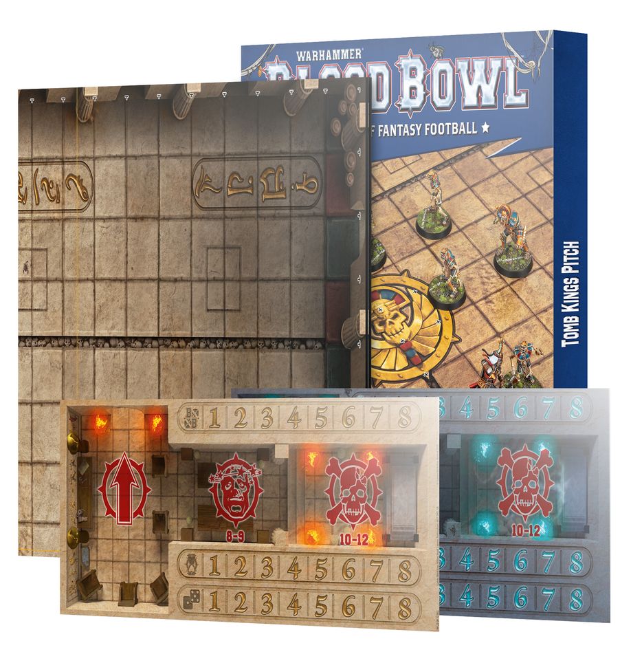 Tomb Kings Pitch - Double-sided Pitch and Dugouts Set (202-60)