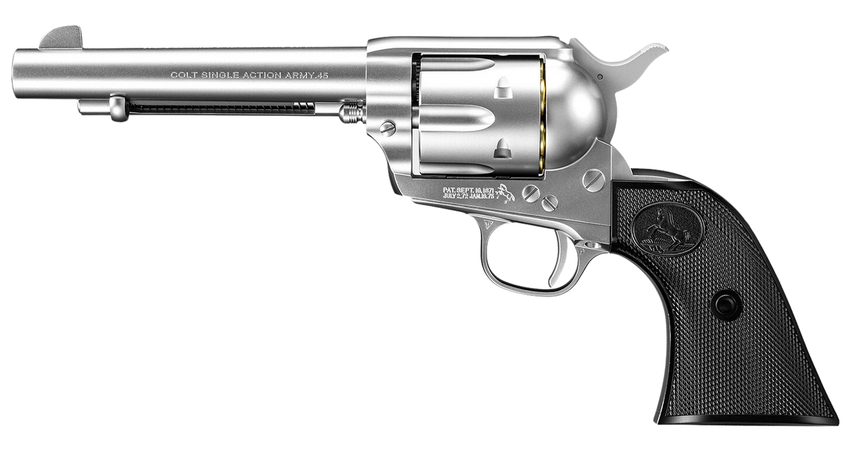 Tokyo Marui SAA .45 Air 5.5" Artillery Revolver - Silver