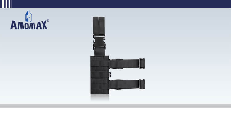 Amomax Fabric Drop Leg Plate - Black