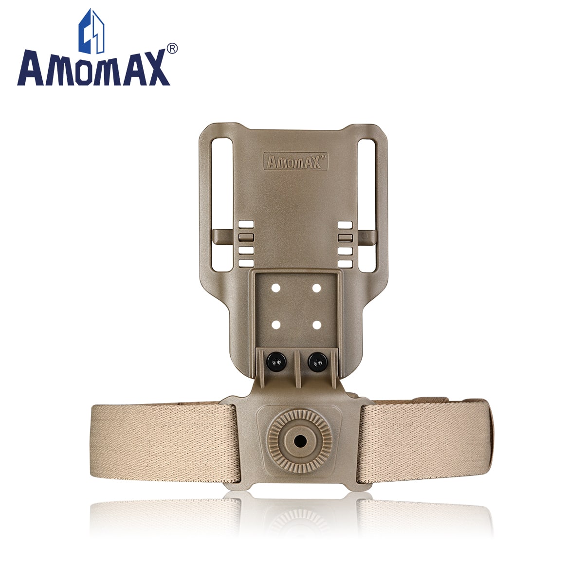 Amomax Low Ride Duty Drop Holster Attachment - FDE