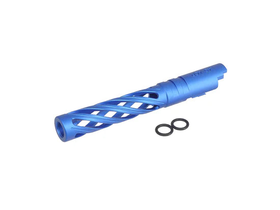 5KU 5.1 Inch Aluminium Hollow Outer Barrel For TM Hi-Capa Series - Blue