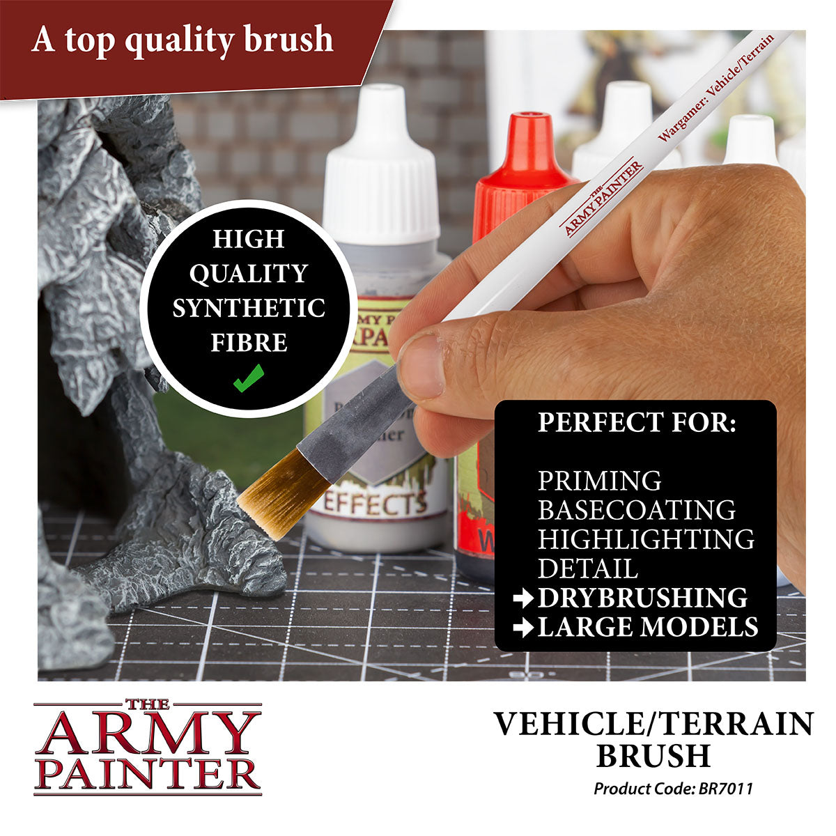 Wargamer Brush - Vehicle/Terrain