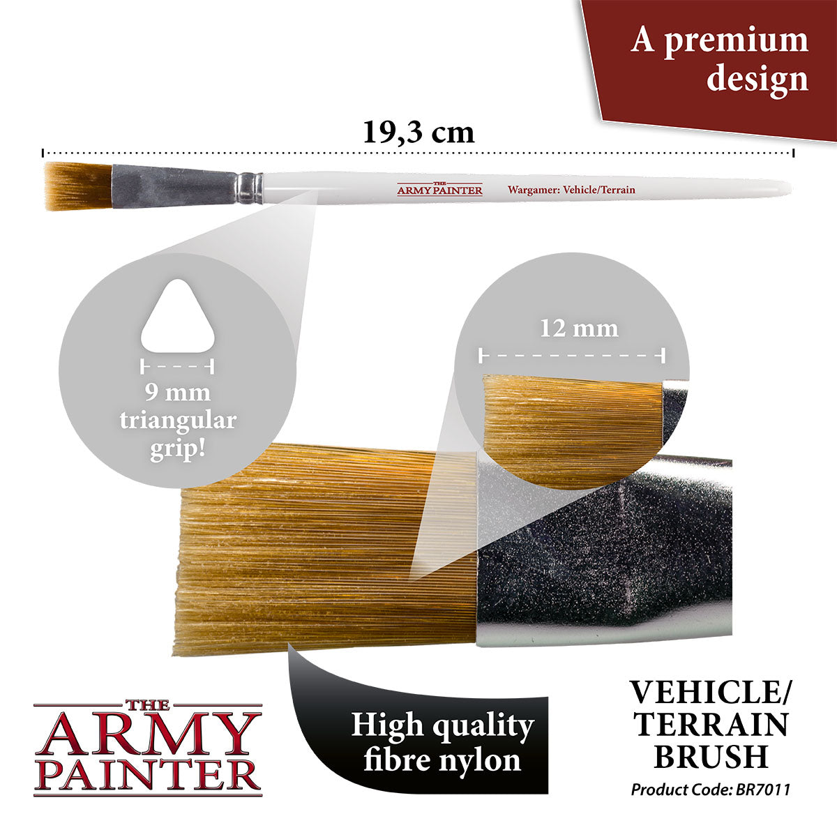 Wargamer Brush - Vehicle/Terrain
