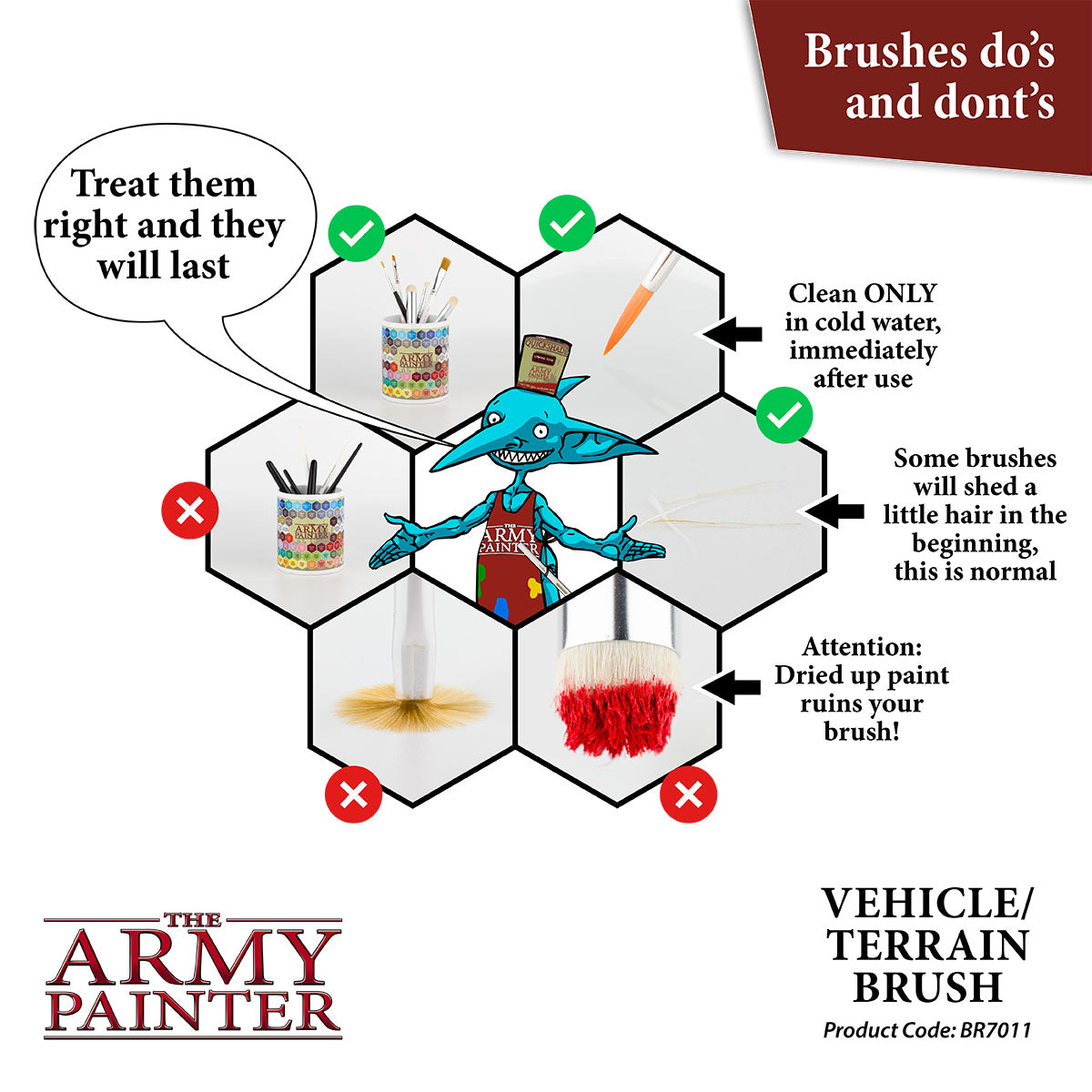 Wargamer Brush - Vehicle/Terrain