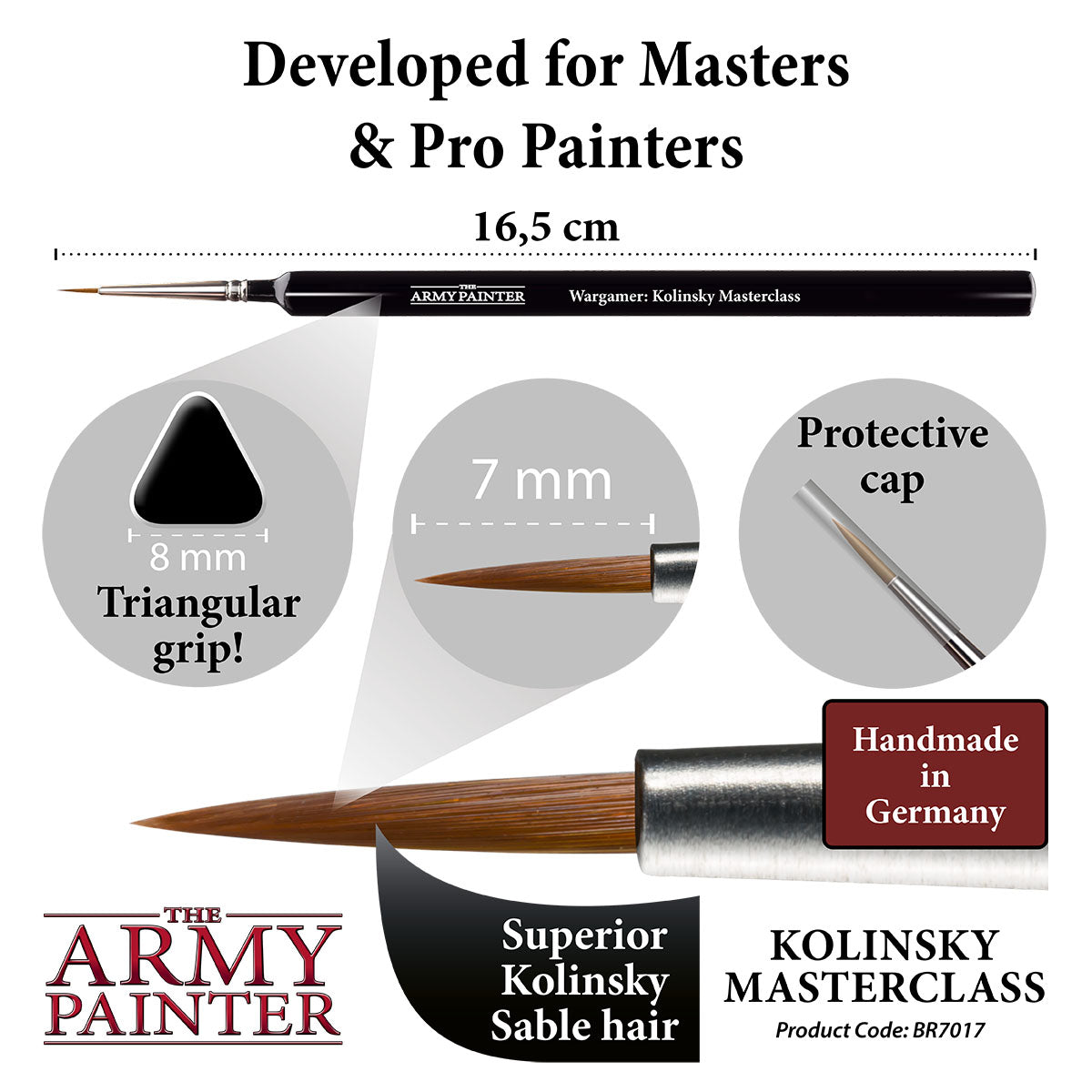 Wargamer Brush - Kolinsky Masterclass