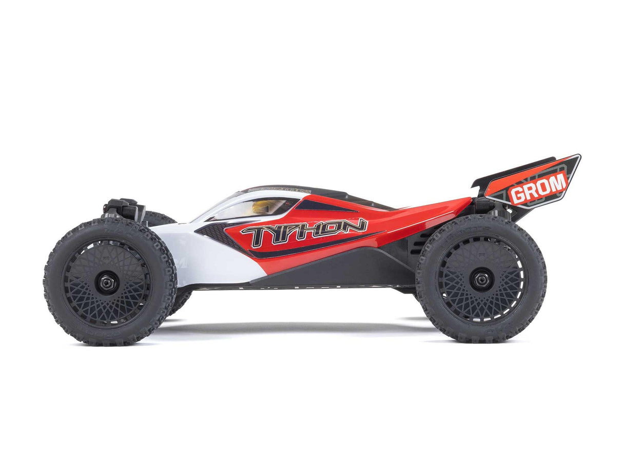 Arrma 1/18 Typhon GROM 4wd Smart RTR - Red/White