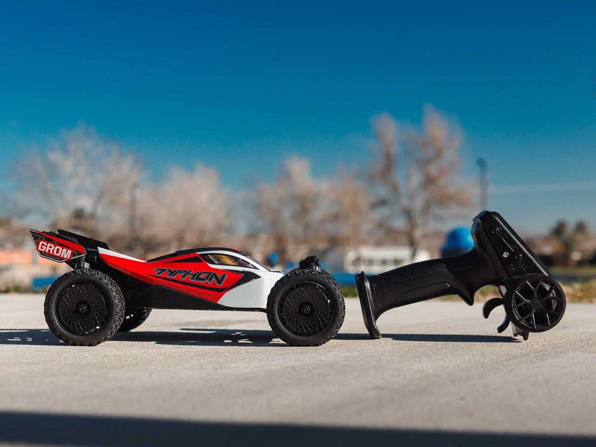 Arrma 1/18 Typhon GROM 4wd Smart RTR - Red/White