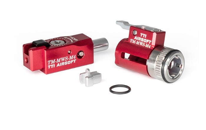 TTI Airsoft Infinity TDC Hop-Up Chamber for TM M4 MWS - Red