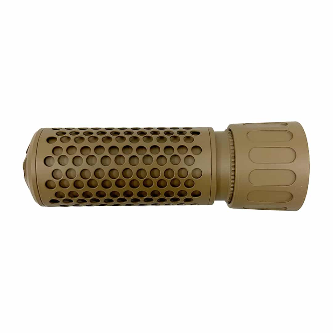E&C 7inch KAC Style Silencer - FDE