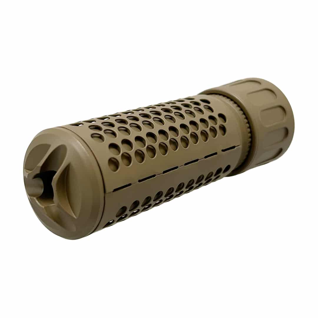 E&C 7inch KAC Style Silencer - FDE