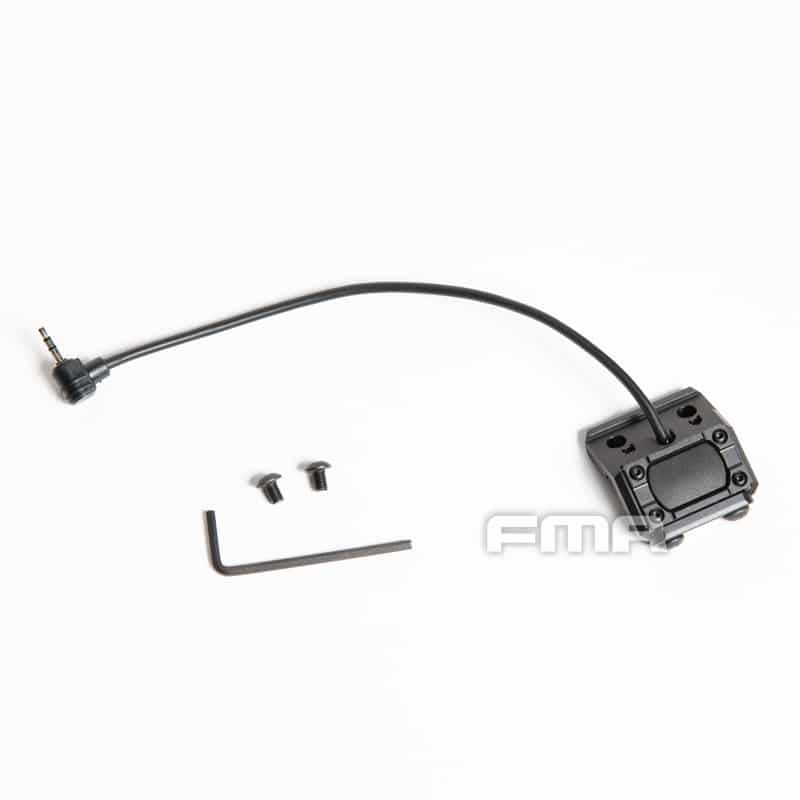 FMA Metal ModButton with 2.5mm Connector (with Unity mount side mount) - Black