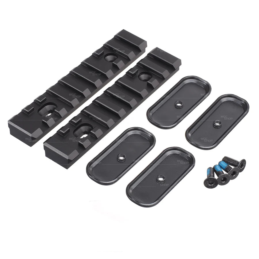 Hephaestus CNC Aluminium Rail Sections (9 slots/2 pcs) for VFC PPSh-41 GBB