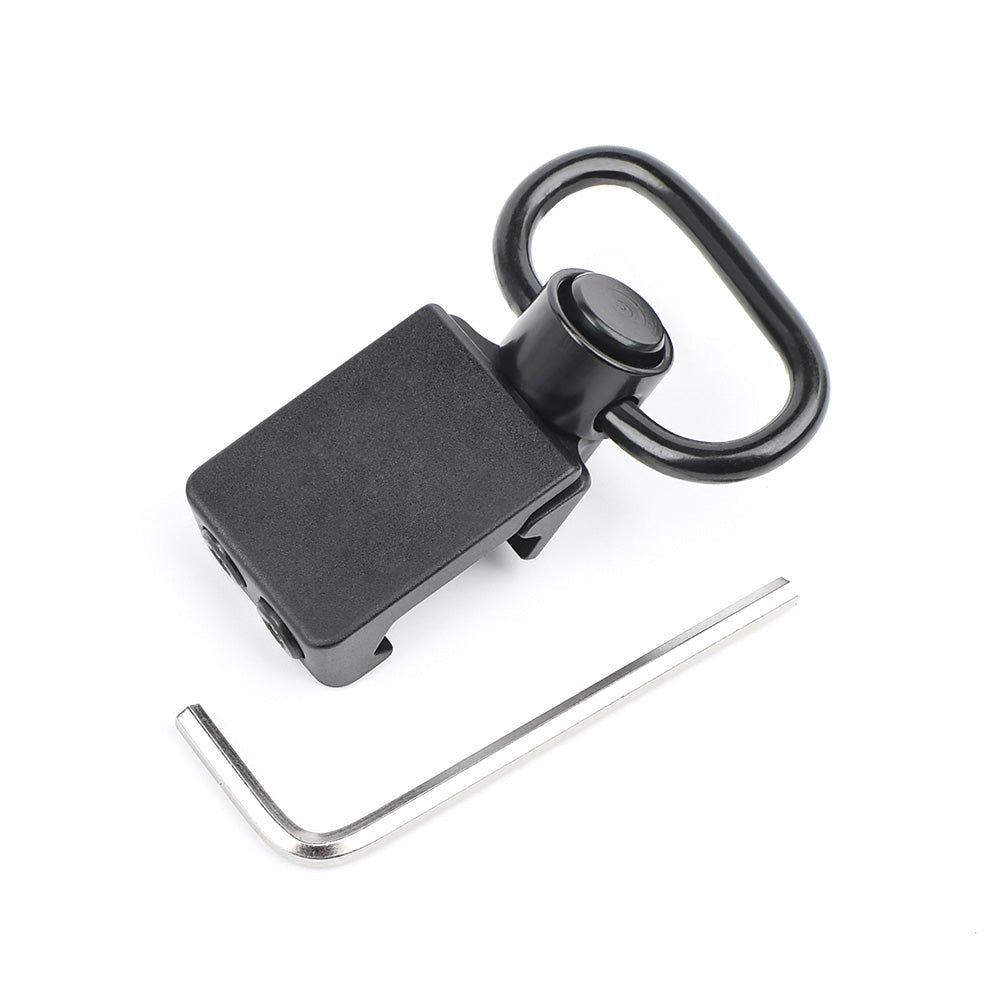 M-etal 45 Degree Offset 1913 Rail QD Rotation Limited Sling Mount - Black