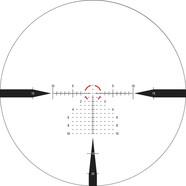 2024VER. ATACR 1-8X24mm First Focal Plane LPVO W MA479 Mount 1.54'' DE