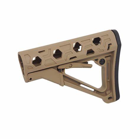 S&I Tactical Skeleton CTR Style Stock - FDE