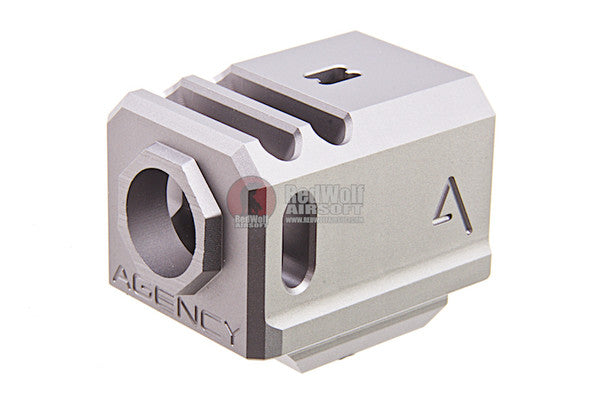 RWA Agency Arms 417 Dual Port Compensator, 14mm CCW - Silver