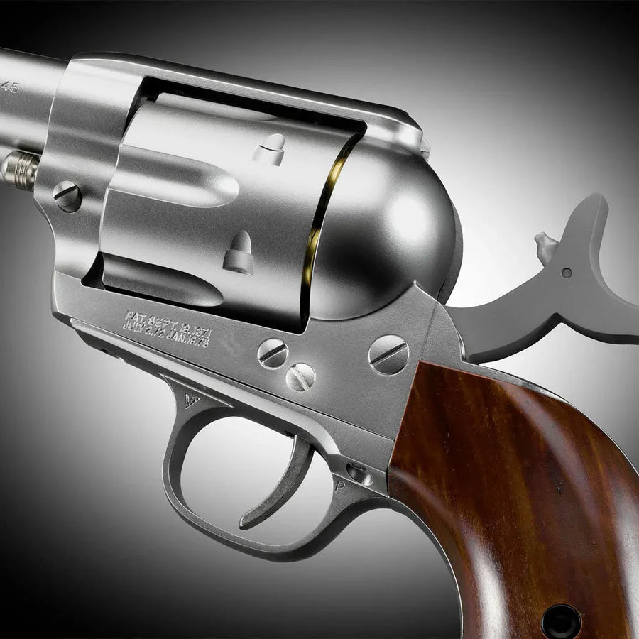 Tokyo Marui SAA .45 Air 4 3/4" Artillery Revolver - Silver