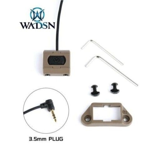 Wadsn Single Switch with 3.5mm Plug - FDE