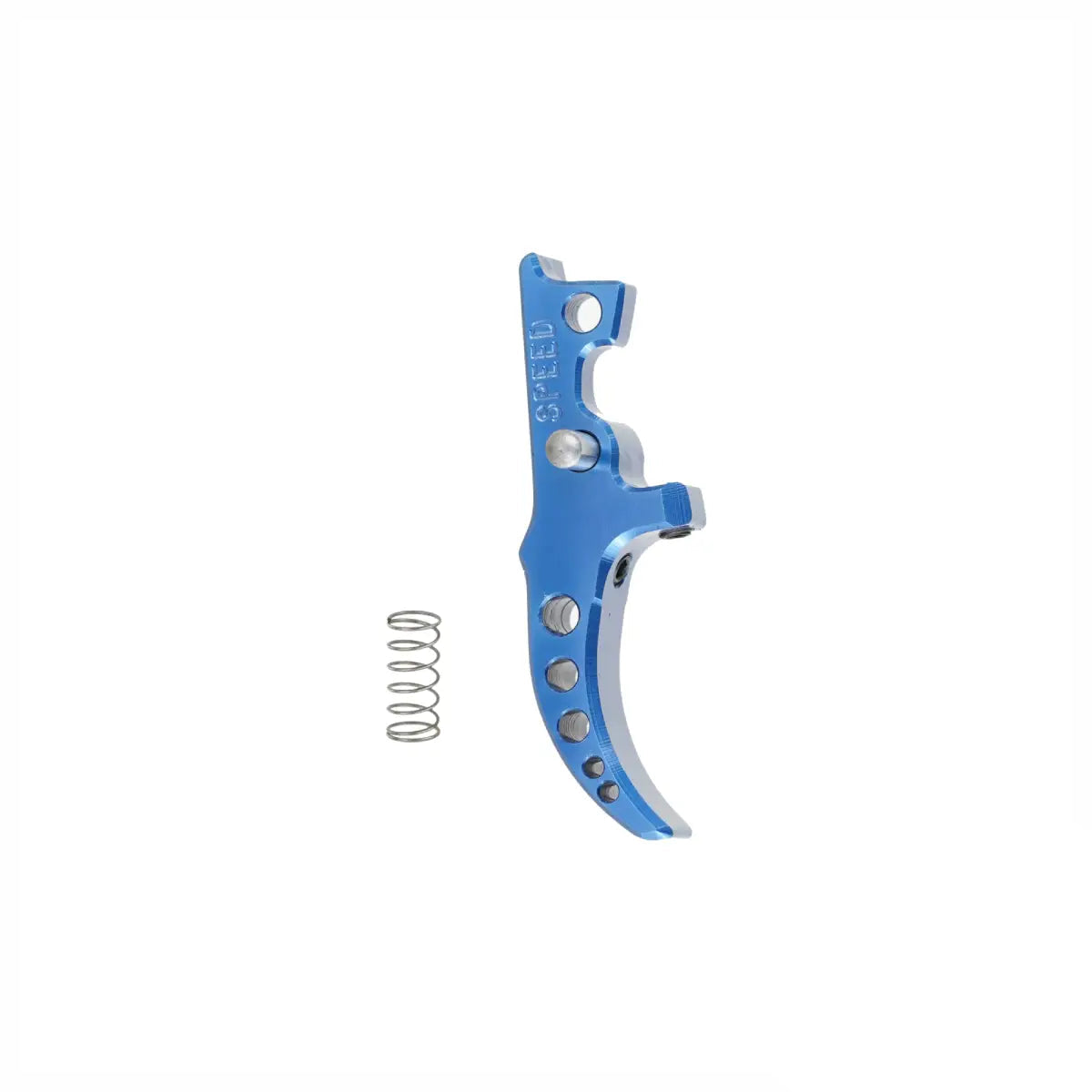 SPEED Airsoft Tune-able Trigger - Curved - Blue