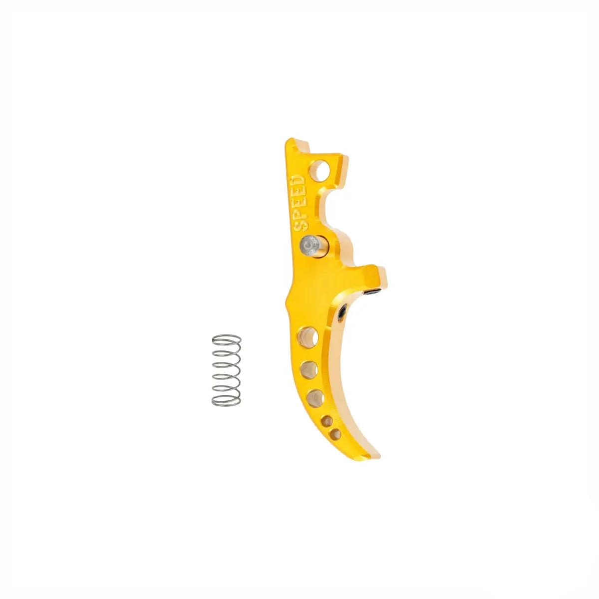 SPEED Airsoft Tune-able Trigger - Curved - Gold