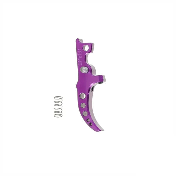 SPEED Airsoft Tune-able Trigger - Curved - Purple