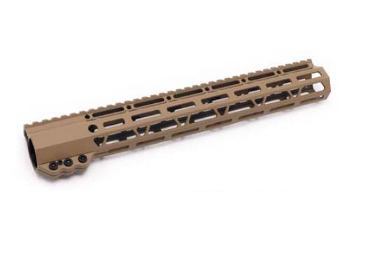 Slim M-Lok Handguard for AR15 - 13.5" - FDE