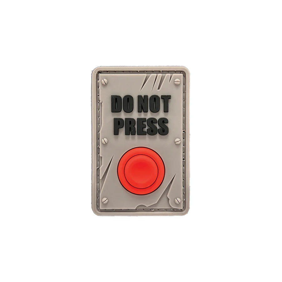 Do Not Press Button Patch