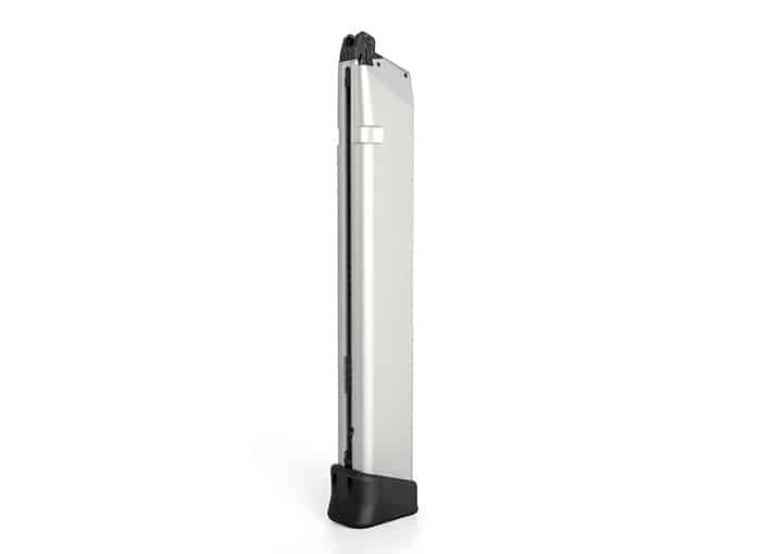 TTI Airsoft Light Weight 50rd Gas Magazine for VFC/TM/WE Glock/AAP01 - Silver