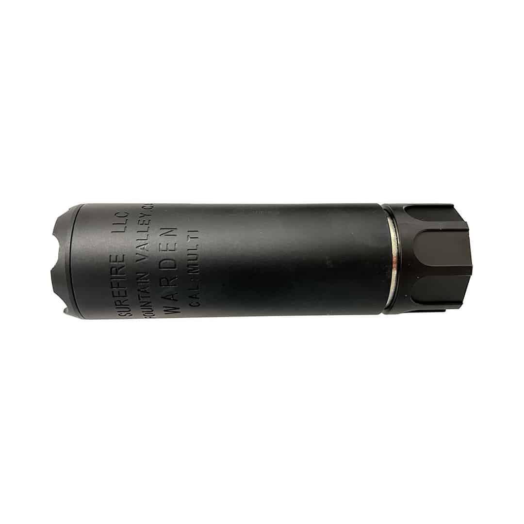 SF 6 inch Warden Silencer - Black