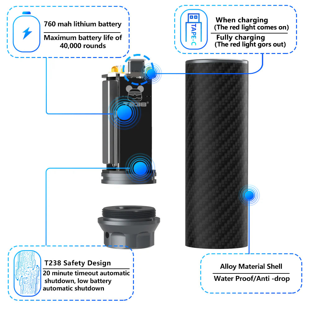 T238 Ultra Flame Tracer Unit - 152mm