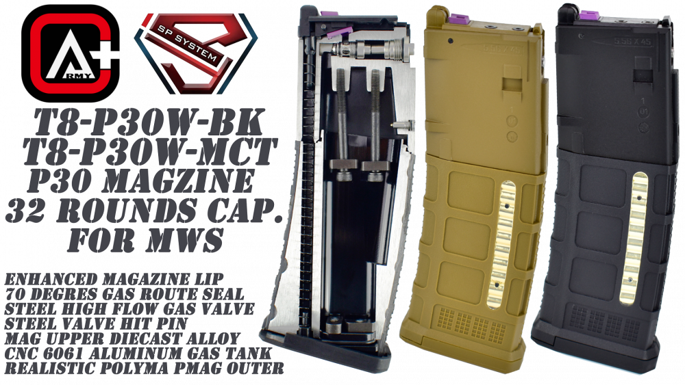 SP System MWS Gas Magazine - Black