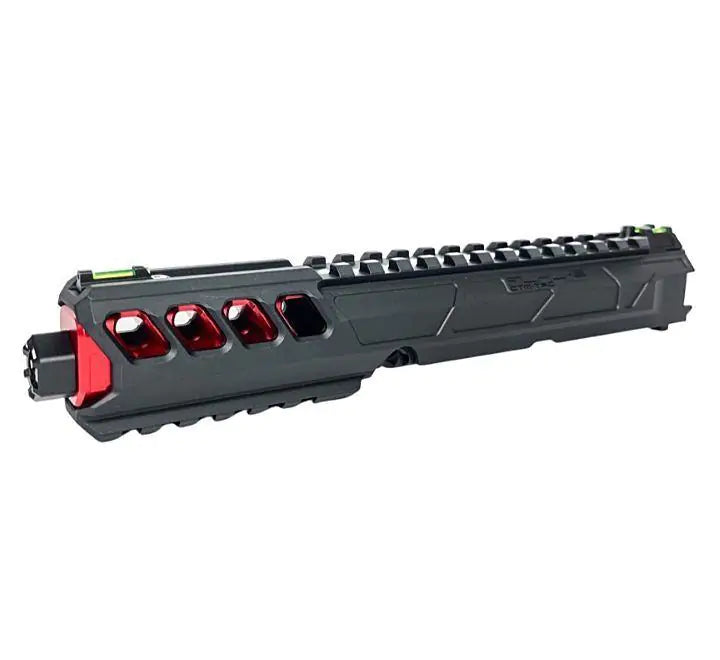 CTMA FUKU-2 CNC Aluminium Long Upper Slide Set - Black/Red