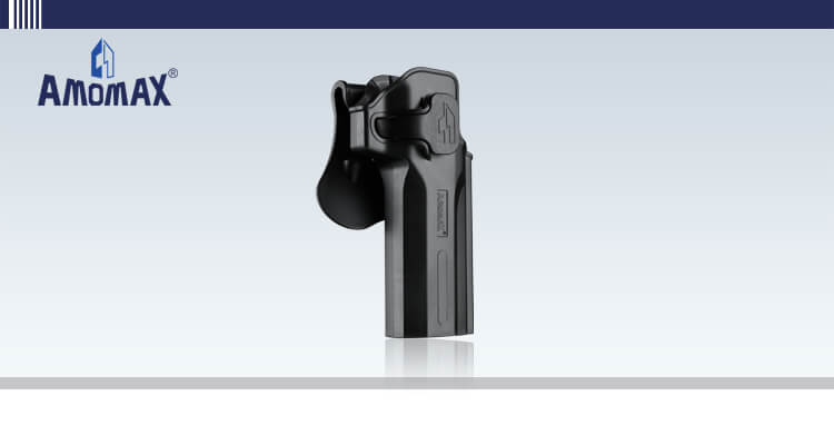 Amomax Desert Eagle with or without Rail Holster – Black