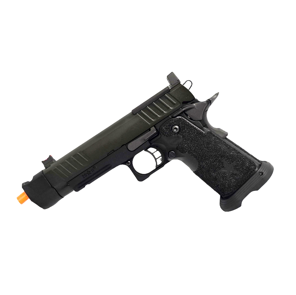 Army Armament R611-2A Staccato P New Version with Comp GBB Pistol - Black