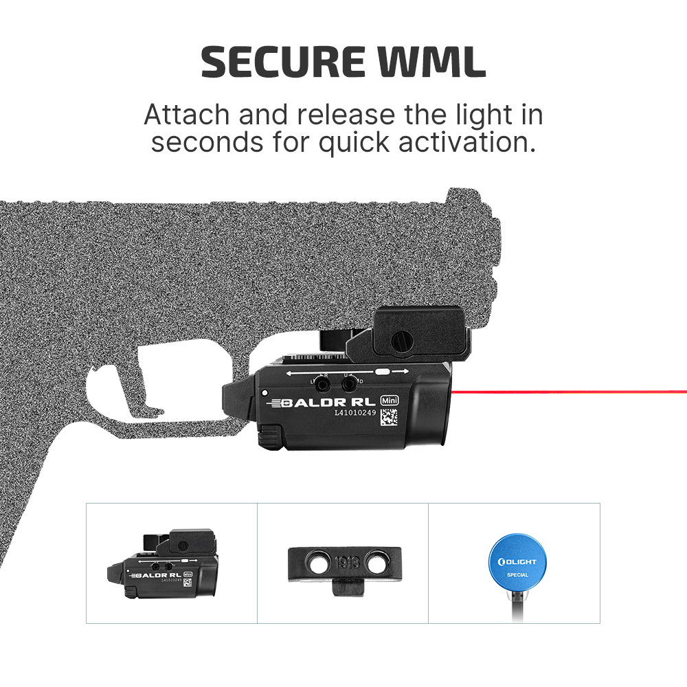 Olight Baldr RL Mini Powerful Red Laser Light