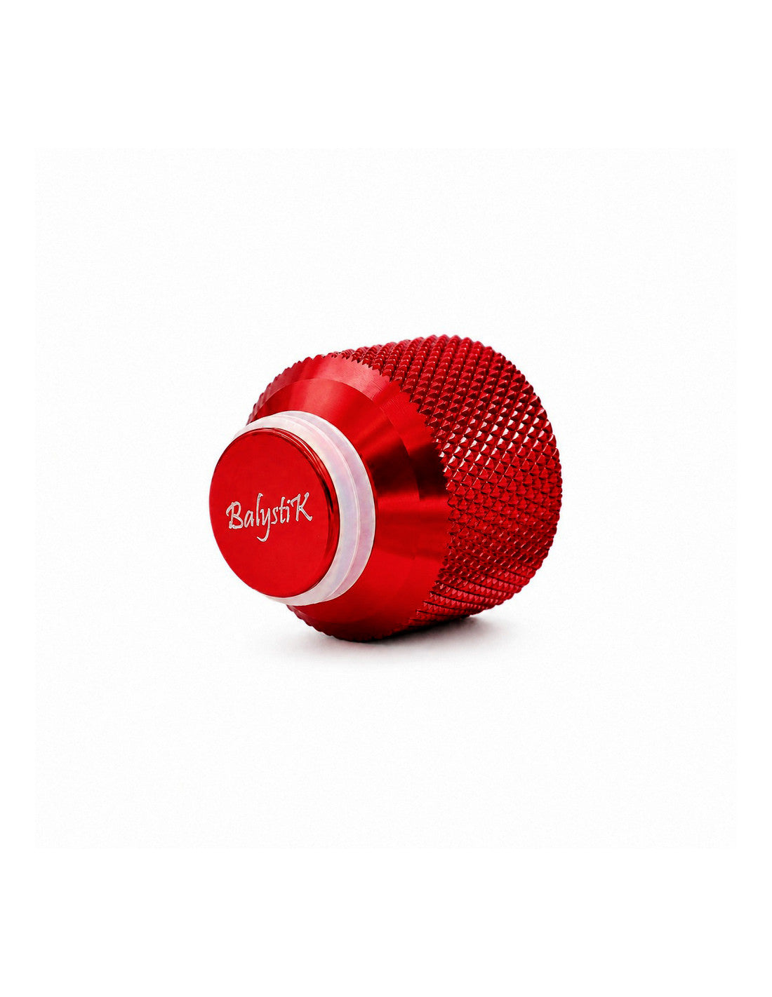 Balystik CNC Aluminium Cap for HPA Tank with O-Rings - Inferno Red