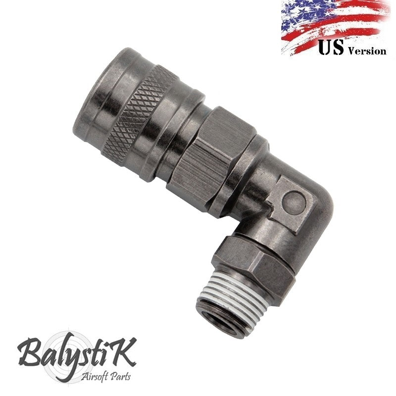 Balystik Rotating Elbow Coupler with 1/8 NPT Male Thread